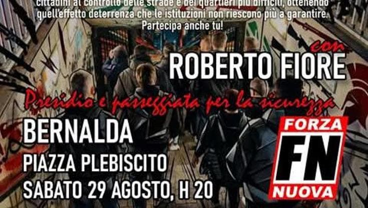 “Ronde come nel Ventennio”: bufera sull’iniziativa di Forza Nuova con Roberto Fiore a Bernalda