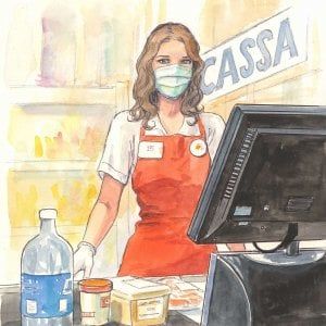 Milo Manara: un portfolio dedicato ai 'lockdown heroes' per aiutare gli ospedali di Milano, Napoli e Padova
