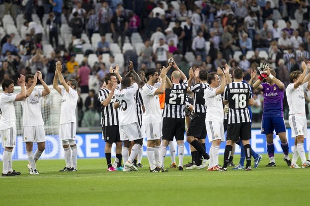 Juventus-Real, leggende in campo per solidariet&agrave;