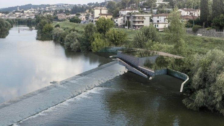 Firenze, le pescaie sull’Arno diventano centrali per produrre energia 