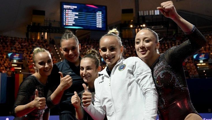 Europei ginnastica artistica, l'Italia oro nella prova a squadre