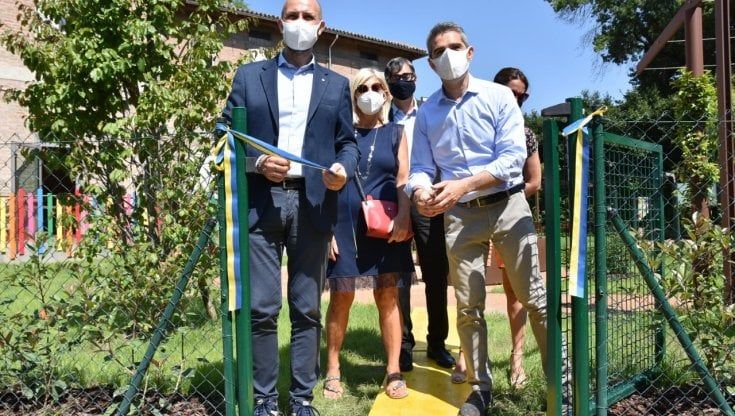 Asp, Villa Parma più verde grazie al nuovo Giardino Alzheimer e alla pedonalizzazione
