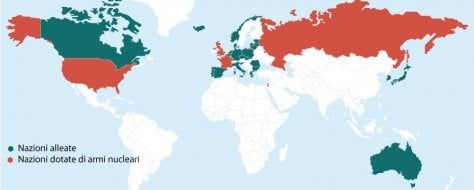 Le testate nucleari nel mondo, la mappa