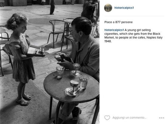 Instagram rilancia la foto di una bimba napoletana del dopoguerra: chi la riconosce?