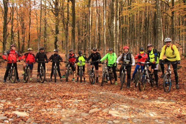 A porcini con la bici elettrica