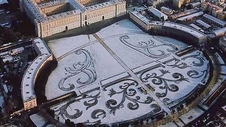 Reggia di Caserta, quel giardino a forma di violino tra realtà e illusione ottica