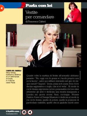 Vestite per comandare