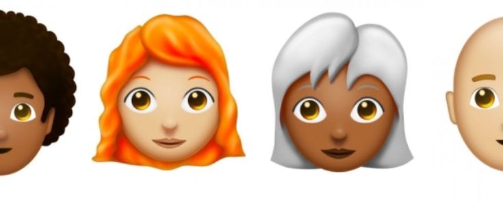 Emoji coi capelli bianchi, ricci, afro o senza: nuove capigliature per il 2018