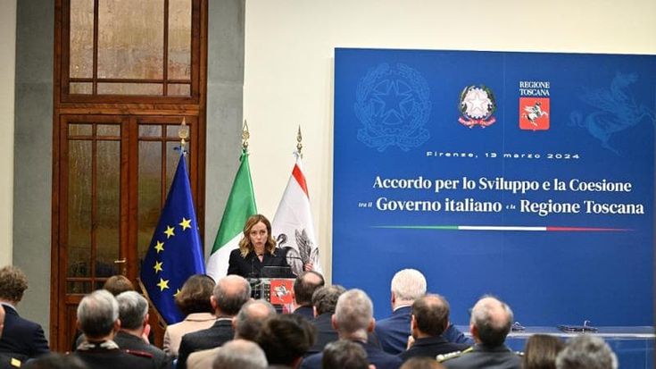 Incidente diplomatico Meloni-Giani sulla visita al Meyer, poi le scuse. Arrivano 133 miloni di aiuti per l’alluvione ma sullo stadio la premier frena