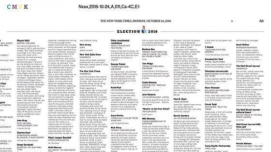 Nyt: due pagine con gli insulti di Trump via Twitter contro tutti