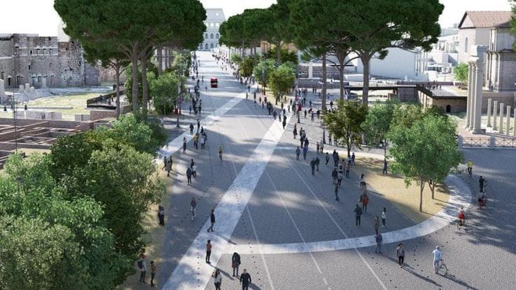 Rome’s Via dei Fori Imperiali: a new pedestrian boulevard among ancient ruins