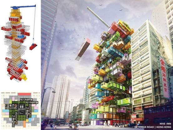 Architettura del futuro, il palazzo &egrave; 'Tetris'