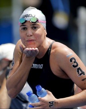 Mondiali di nuoto, l'oro di Martina:vince al fotofinish ma non lo sa