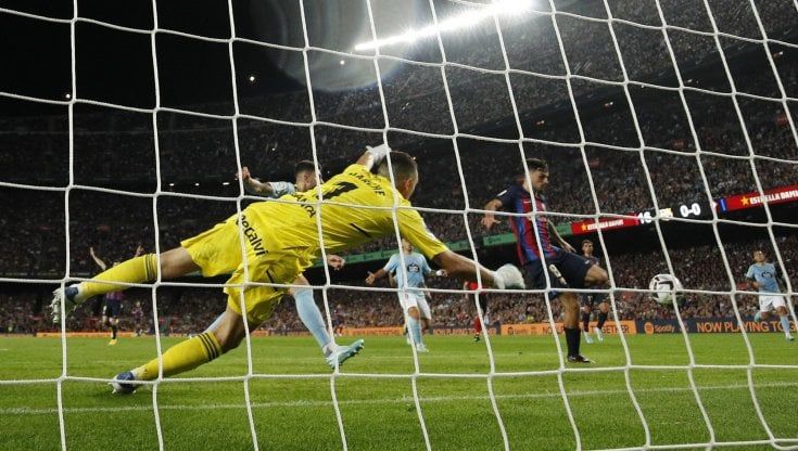 Barcellona, un gol di Pedri al Celta Vigo vale l'aggancio in vetta al Real Madrid