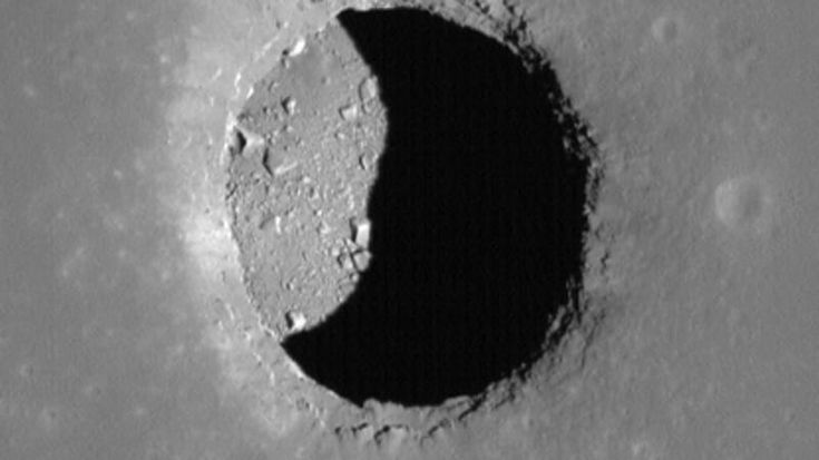 Il lato sotterraneo della Luna. Tunnel e grotte potranno ospitare gli astronauti