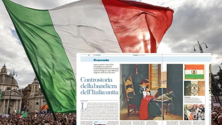 Controstoria della bandiera dell’Italia unita