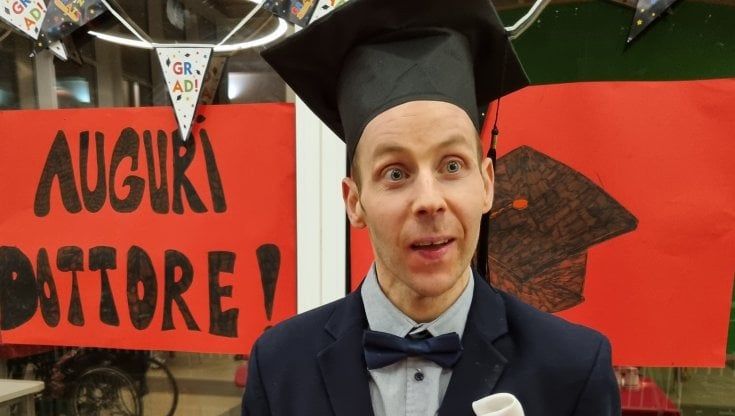Terza laurea per Jacopo Favarin affetto da una malattia degenerativa