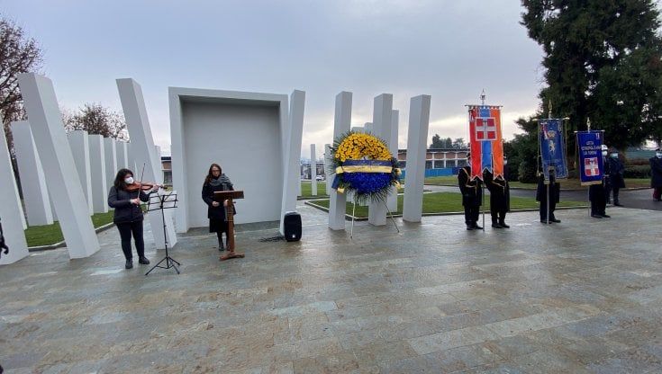 Un sacrario per le vittime della Thyssen: accoglie i feretri dei sette operai morti nell'acciaieria