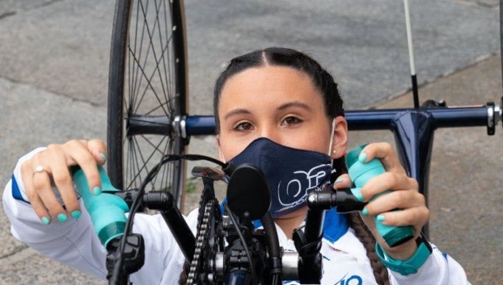 Handbike, la campionessa parmigiana Veronica Frosi cerca l'impresa nel segno di Zanardi