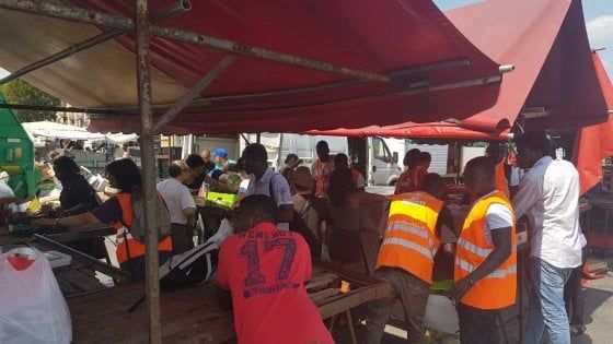 Torino, profughi arruolati contro lo spreco del cibo: ecco gli "ecomori" di Porta Palazzo