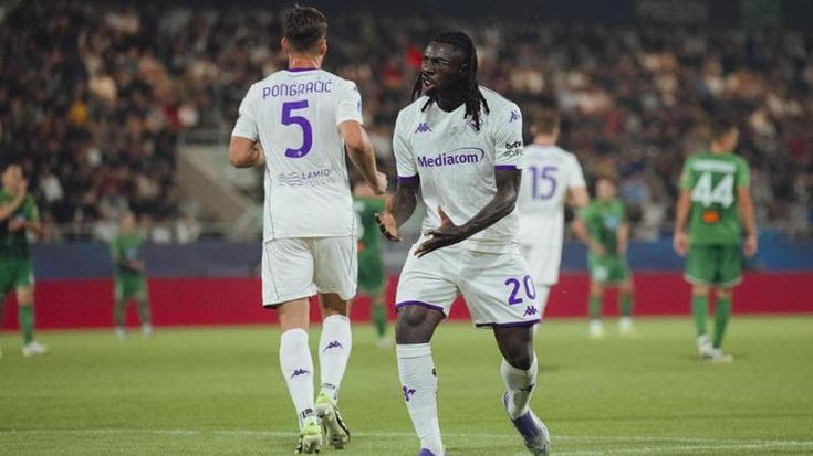 Fiorentina, la prima vittoria: la Conference è subito viola. Kean, un gol poi l’espulsione