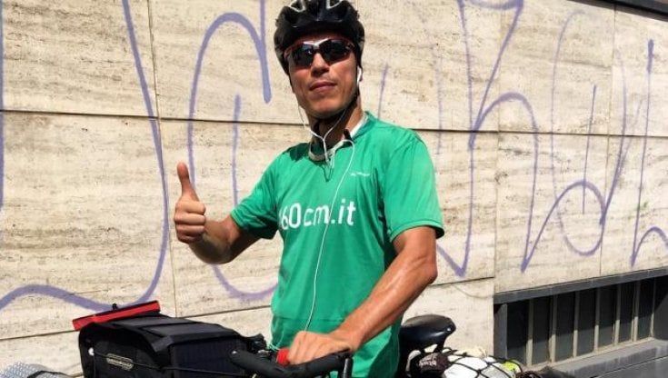 Fabio "Wolf", l'ex pugile che combatte la sclerosi multipla con la bicicletta: "Così aiuto chi scopre di essere malato"
