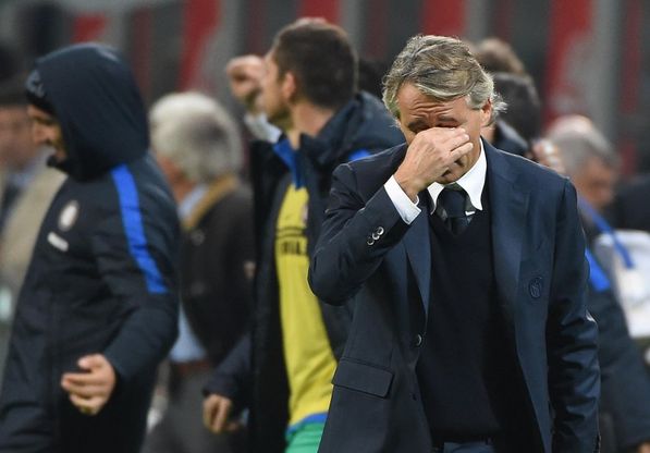 Inter, Mancini in lacrime a fine partita: "Ma era solo stanchezza"