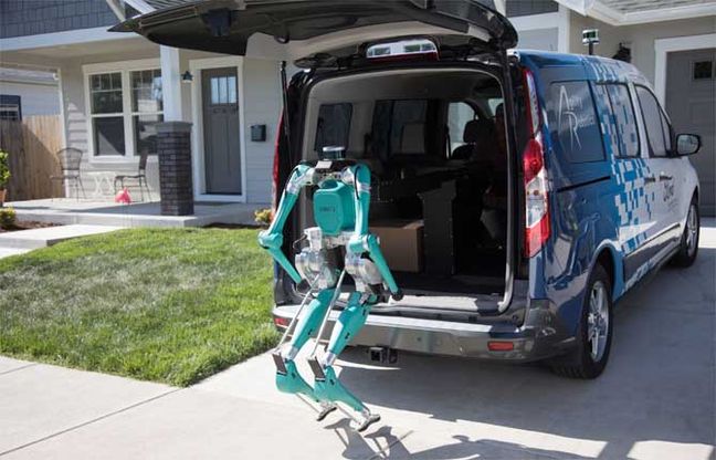 Ford Digit, il robot per le consegne sulla porta di casa