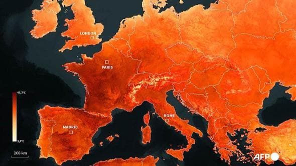 L'Europa sta affrontando un'ondata di calore da record. Che cosa la rende così forte?
