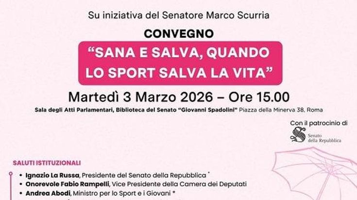 Lo sport al servizio della prevenzione della violenza contro le donne: un convegno in Senato