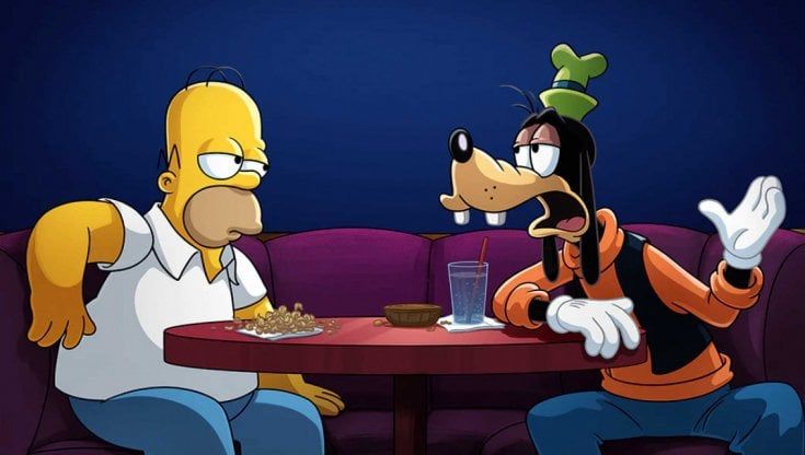 Pippo e Homer diventano compagni di bevute: il creatore dei Simpson svela i nuovi progetti su Disney+