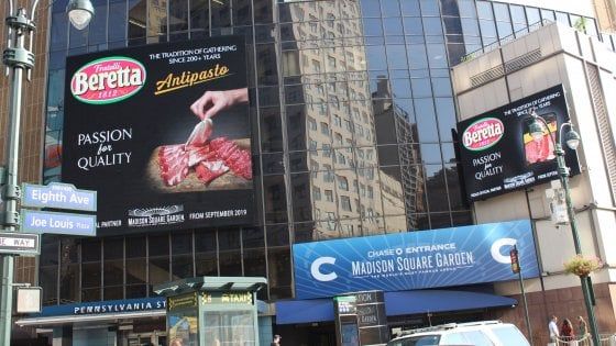 I salumi Beretta arrivano al Madison Square Garden 