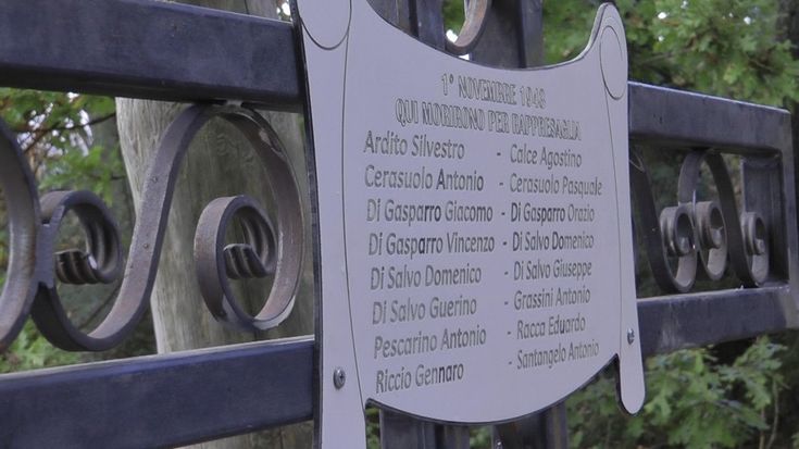 Settant'anni fa la strage<br />di Conca della Campania