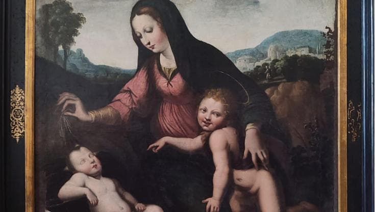 Rivive una copia della Madonna col velo di Raffaello