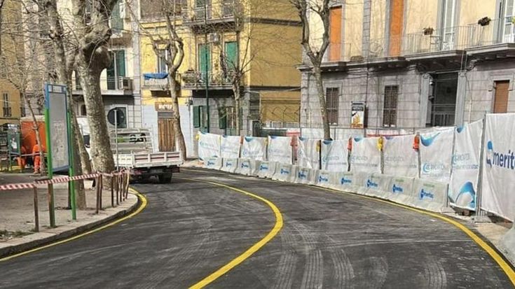 Via Morghen riaperta alla circolazione