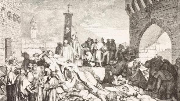 Un'eruzione vulcanica finora ignorata potrebbe aver favorito lo scatenarsi della peste nera