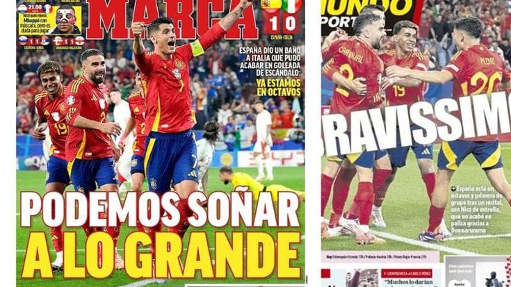 Spagna, la gioia di re Felipe: “Stasera gli azzurri vi hanno lasciati in pace”. La stampa: “Ora possiamo sognare in grande”