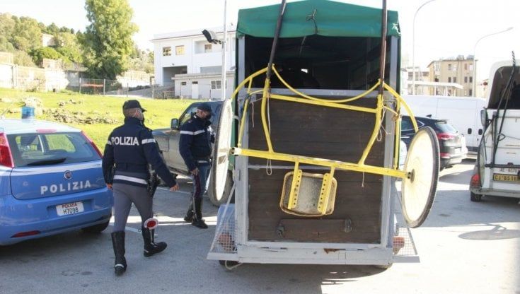 Agrigento, corse clandestine di cavalli: blitz della polizia, sessanta fermati