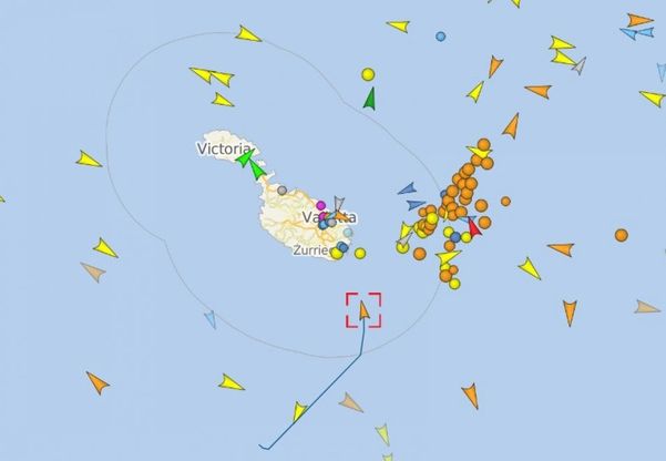 La nave El Hiblu 1 è nelle acque di Malta