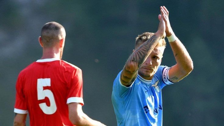 Lazio, 3-1 alla Triestina: Immobile subito in gol Basic e Bertini