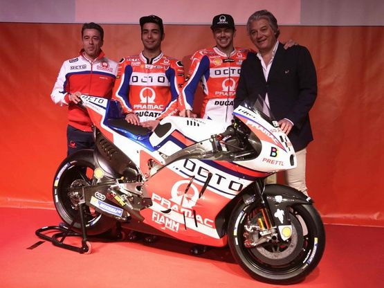 Presentata al Castel dell'Ovo la nuova Ducati 2017