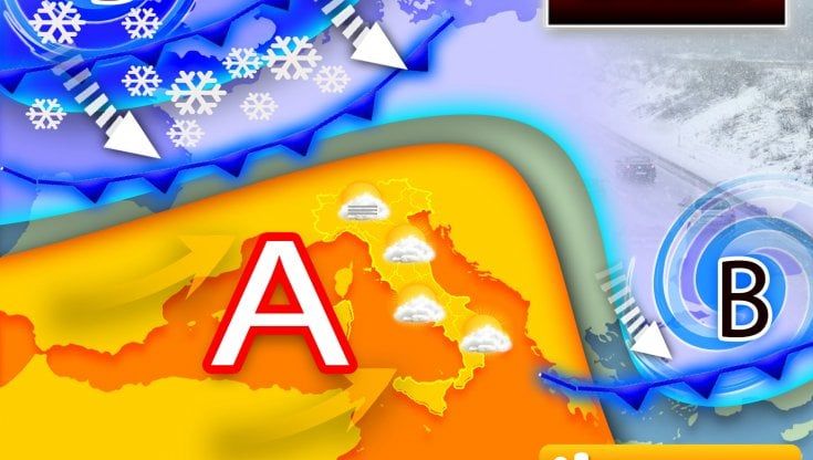 Previsioni meteo, dopo l’alta pressione può cambiare tutto con la neve di San Valentino