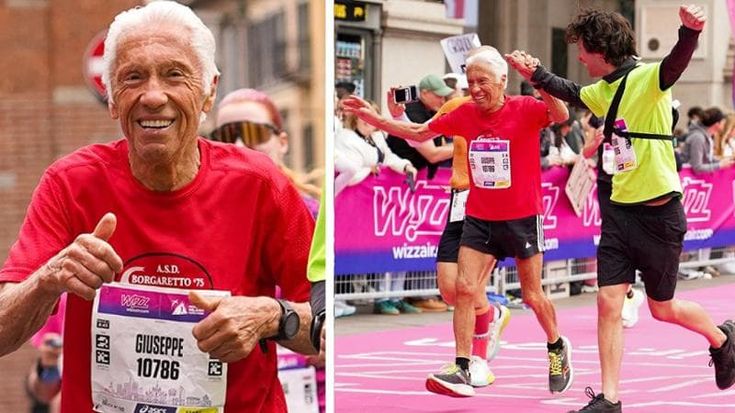 Alla Mezza maratona di Torino il nonno runner batte il record mondiale over 90: due ore e 7 minuti