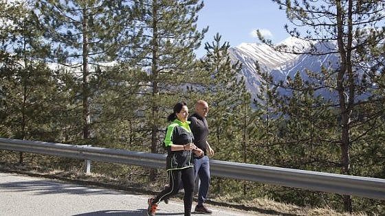 La corsa dei Serafini: "Una casetta e un'ora di running, il nostro ritorno ad Amatrice"