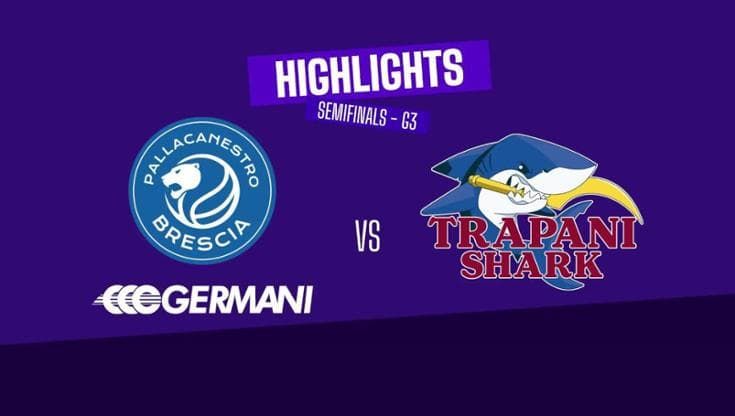 Basket serie A, gli highlights di Brescia vs Trapani