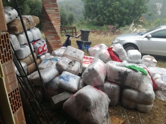 Gargano, una tonnellata di marijuana nascosta in villa