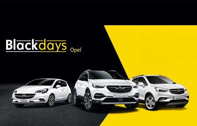 Al via l’operazione “Black Days Opel”