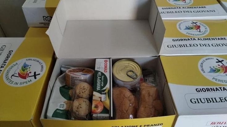Giubileo dei giovani antispreco: i lunch box avanzati andranno alle famiglie bisognose