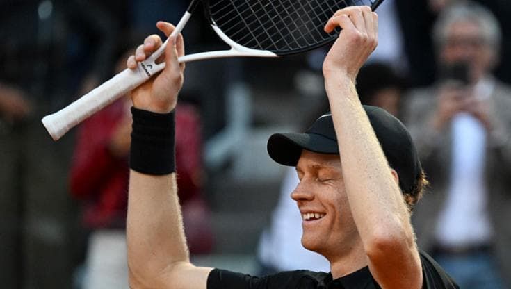 Cinque milioni e mezzo davanti alla tv per il match point di Sinner