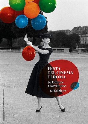 Audrey Hepburn sul manifesto della dodicesima edizione della Festa di Roma